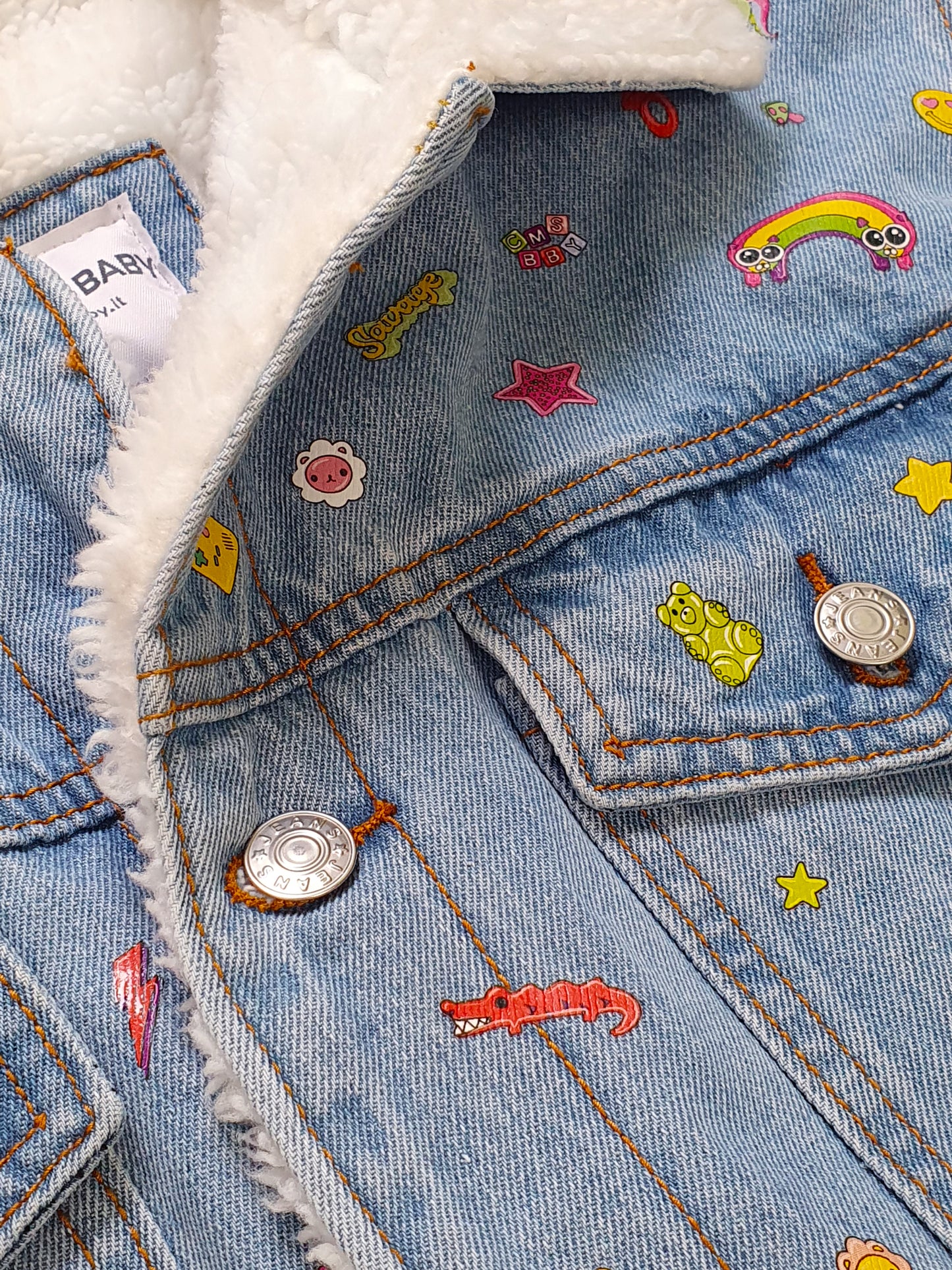 STICKERS Denim Jacket